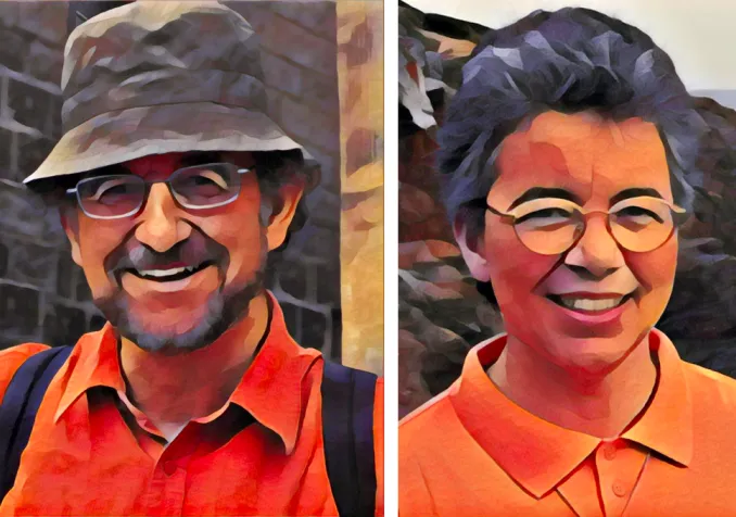 Jean-Denis Kraege & Isabelle Donegani © Cath.ch / Réformés.ch