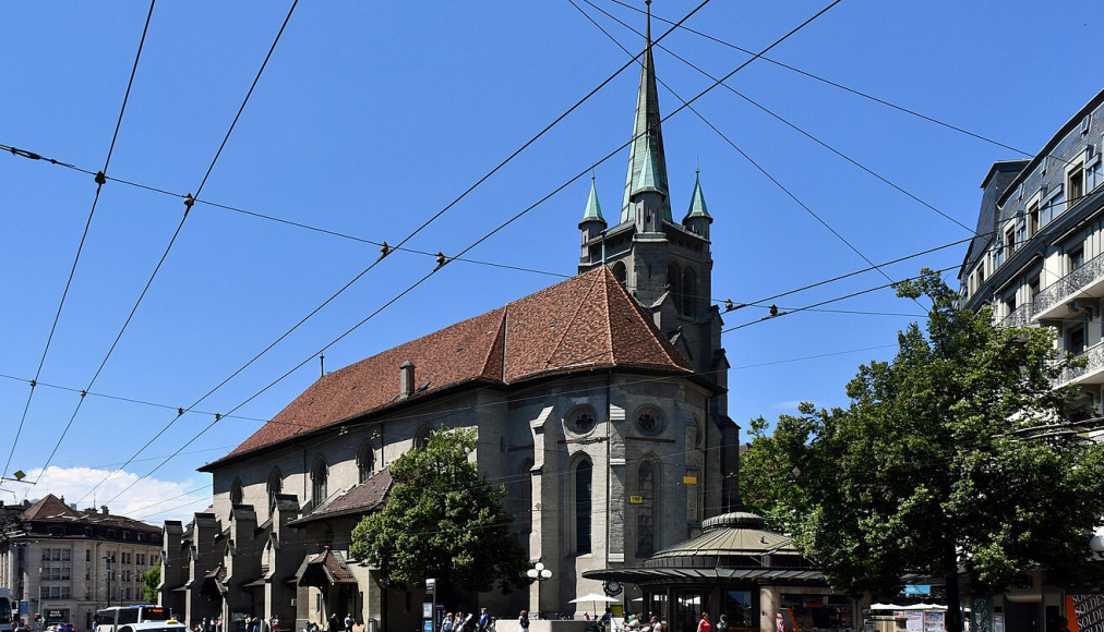 Saint-François Lausanne (©Par Gzzz — Travail personnel, CC BY-SA 4.0, Wikimedia Commons)