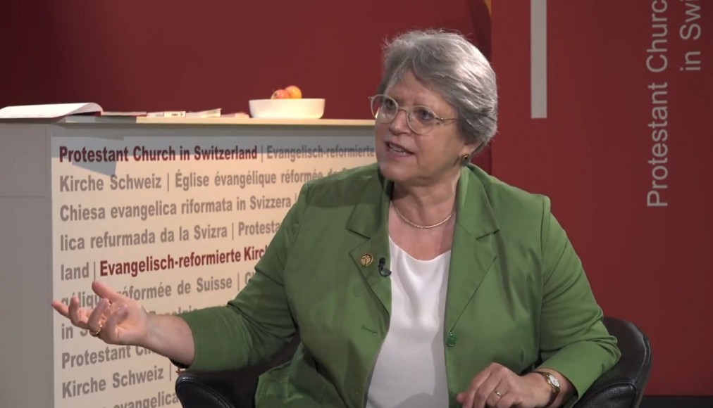 Rita Famos, présidente de l'EERS (©RTSreligion)