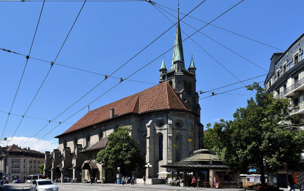 Saint-François Lausanne (©Par Gzzz — Travail personnel, CC BY-SA 4.0, Wikimedia Commons)